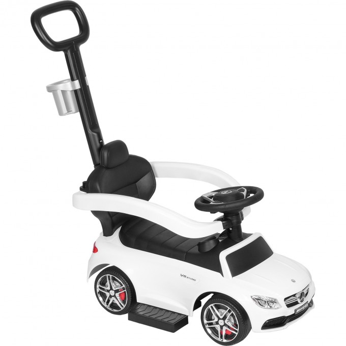 Каталка SWEET BABY MERCEDES-BENZ AMG C63 с ручкой White 424706 Каталка SWEET BABY MERCEDES-BENZ AMG C63 с ручкой White 424706