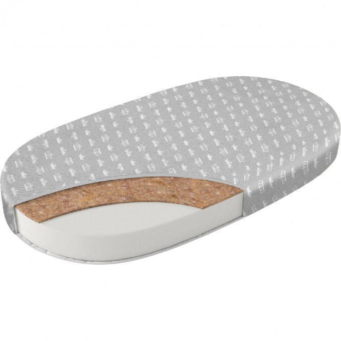 Матрас в кроватку SWEET BABY COCOS COMFORT овальный Palermo 84X59х10 (экобязь) 426923 Матрас в кроватку SWEET BABY COCOS COMFORT овальный Palermo 84X59х10 (экобязь) 426923
