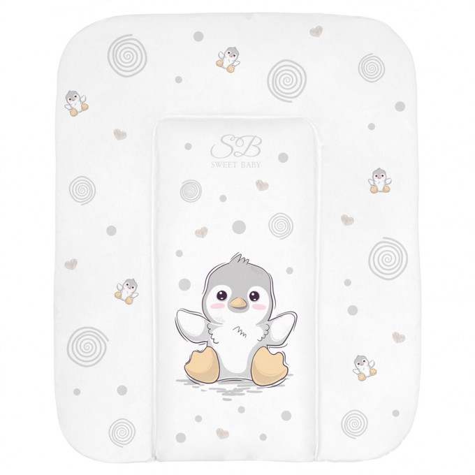 Пеленальный матрасик 58х71 см SWEET BABY PINGUINO Grigio (пингвин серый) 426915 Пеленальный матрасик 58х71 см SWEET BABY PINGUINO Grigio (пингвин серый) 426915