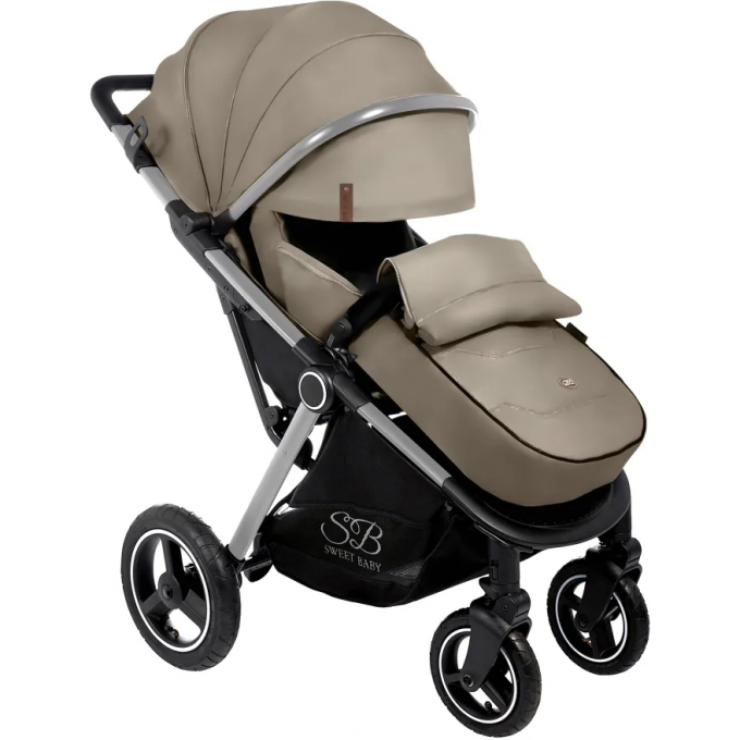 Прогулочная коляска SWEET BABY SUBURBAN COMPATTO Silver Beige (Air) 426791 Прогулочная коляска SWEET BABY SUBURBAN COMPATTO Silver Beige (Air) 426791